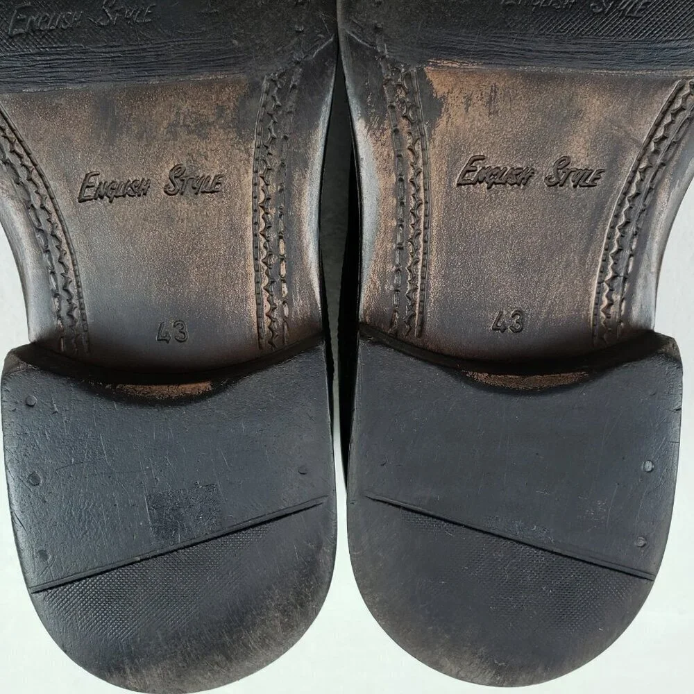 Mark Nason X Skechers Oxford Shoe Mens 10 Brown Leather Lace Up Cap Toe Dress